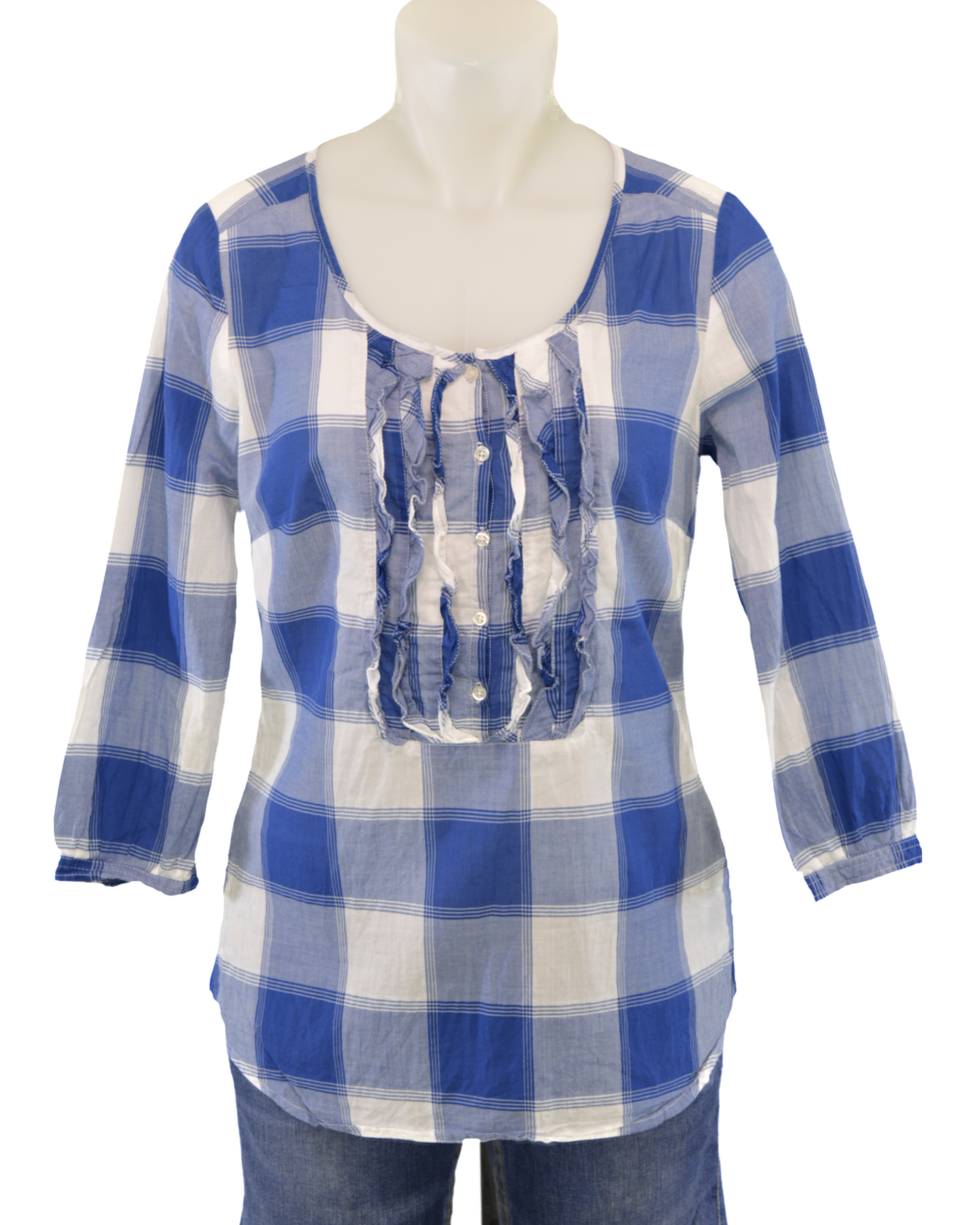 American Eagle Plaid Blouse (Size 6)