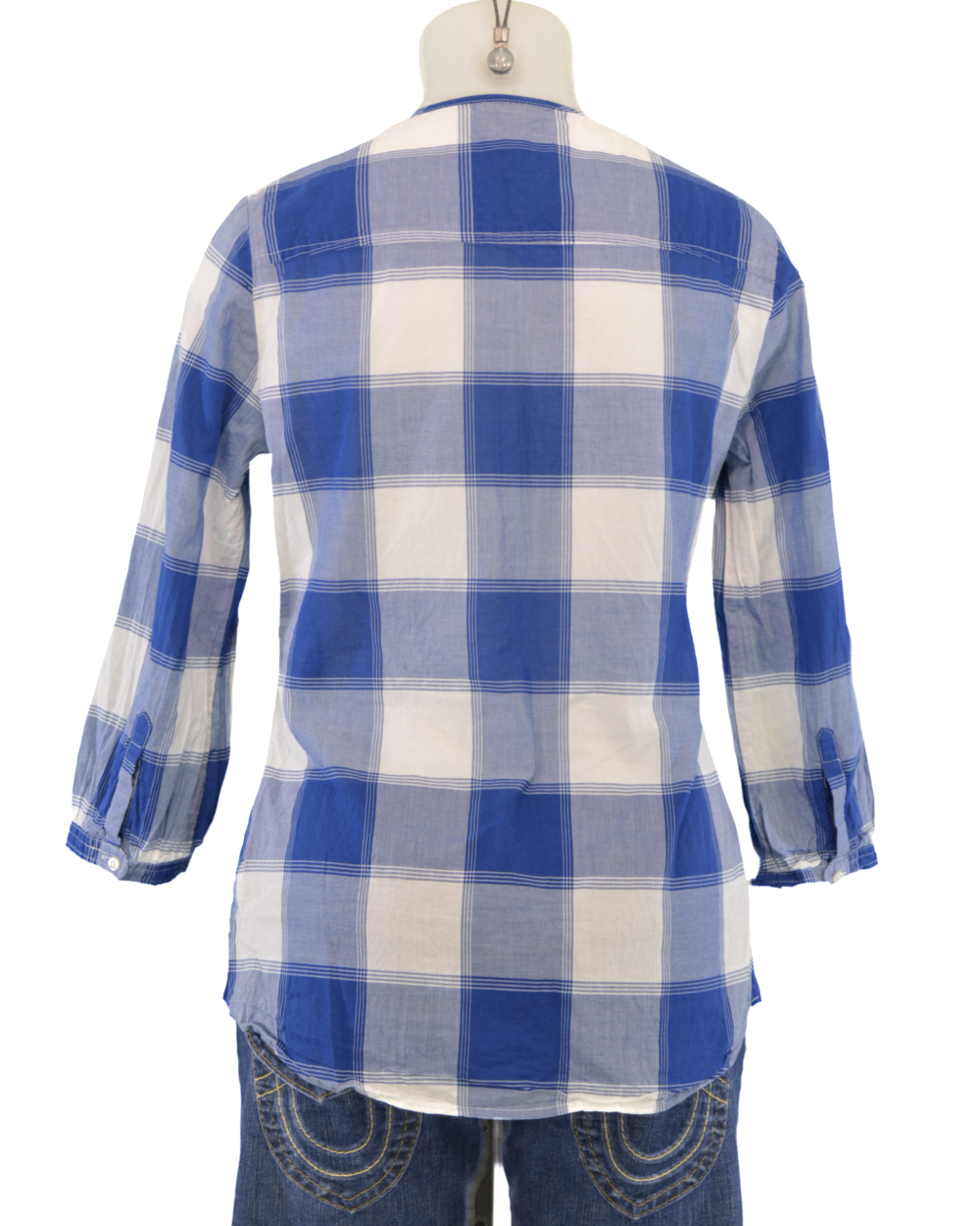 American Eagle Plaid Blouse (Size 6) - Image 3