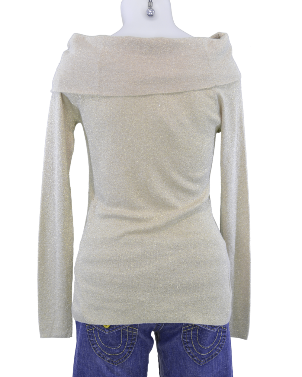 Ann Taylor Gold Lightweight Sweater - Image 3